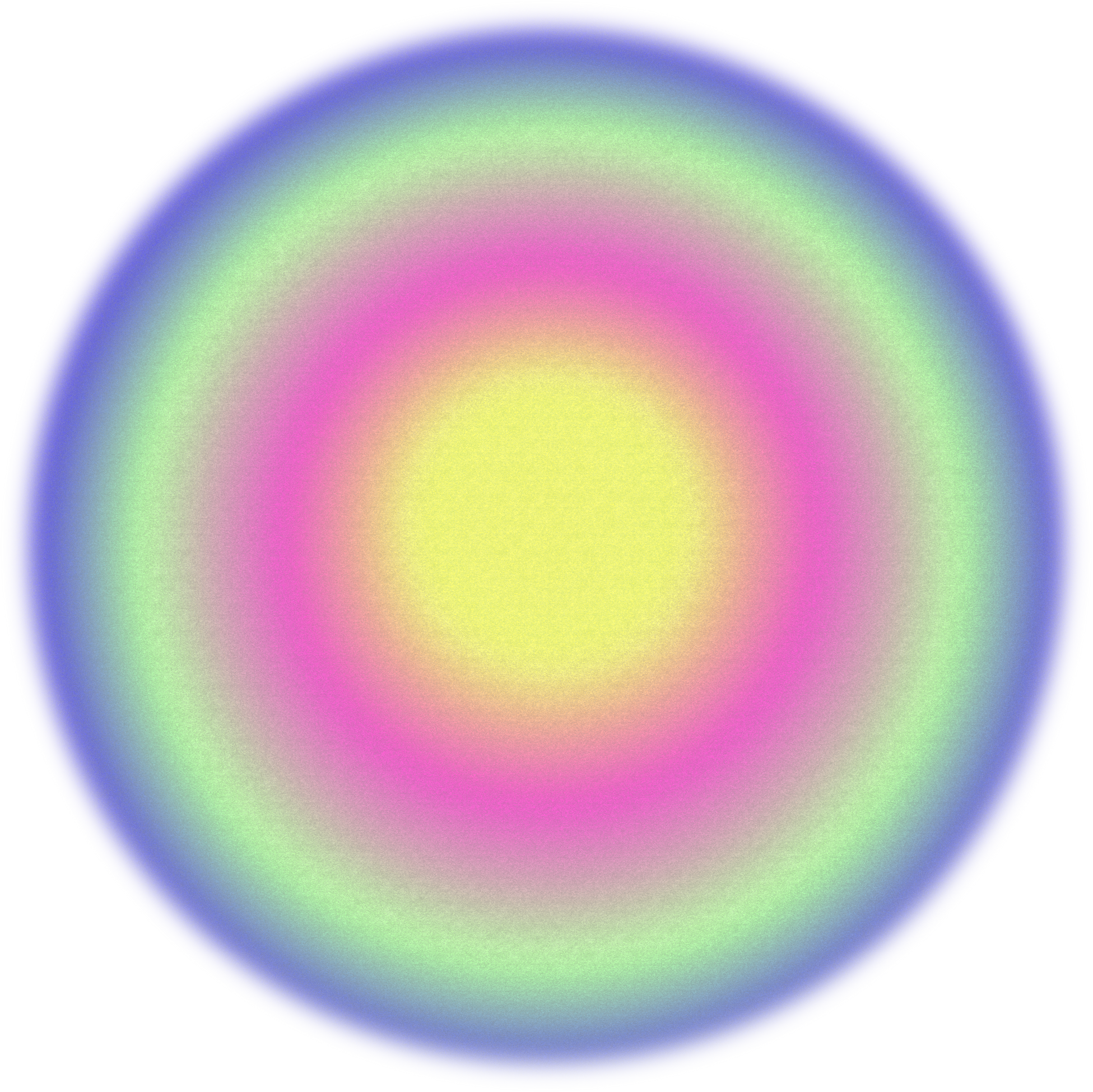 Grainy Riso Blurry Rainbow Cirlce